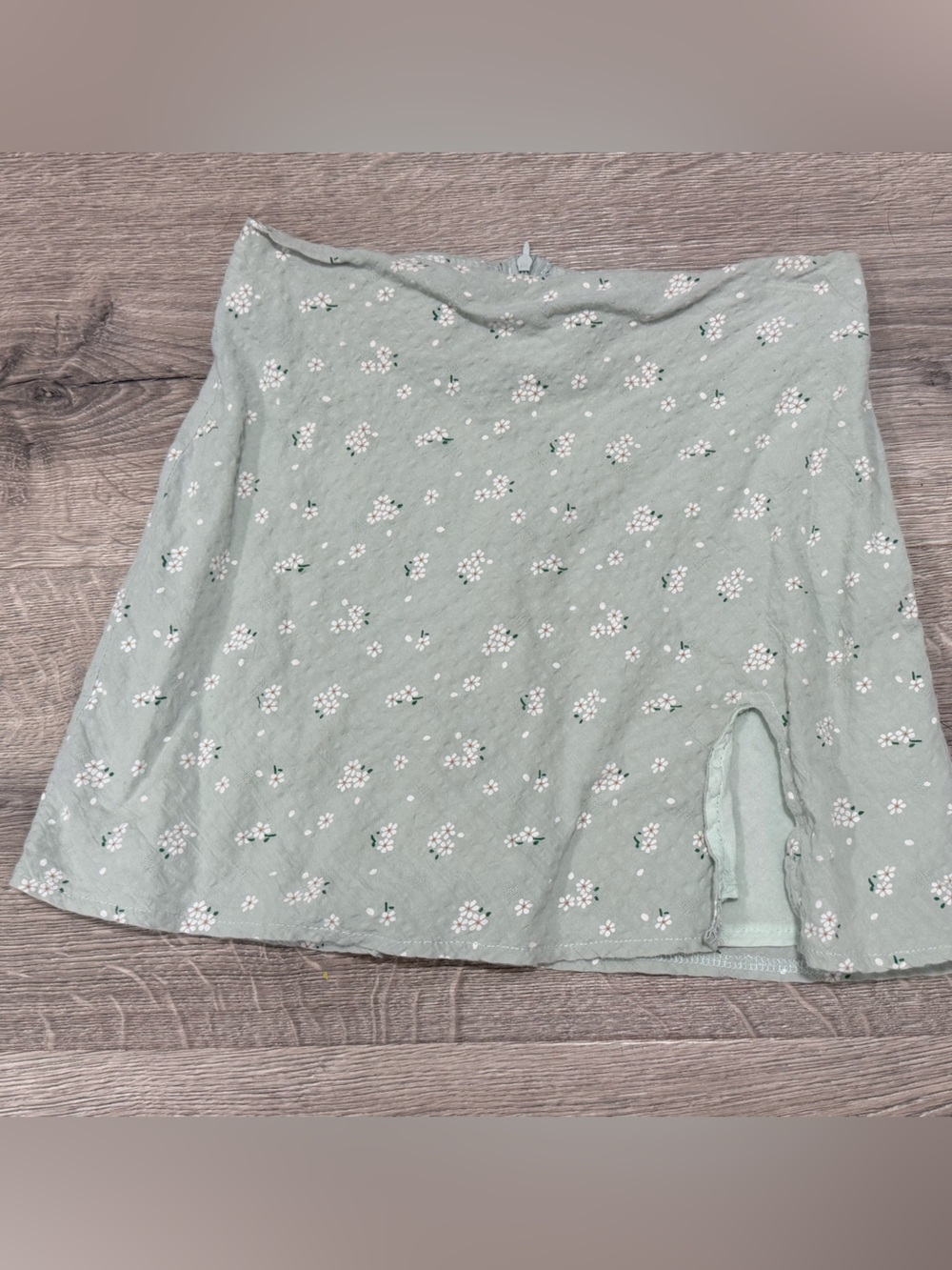 Princess Polly Light Green Floral Mini Skirt